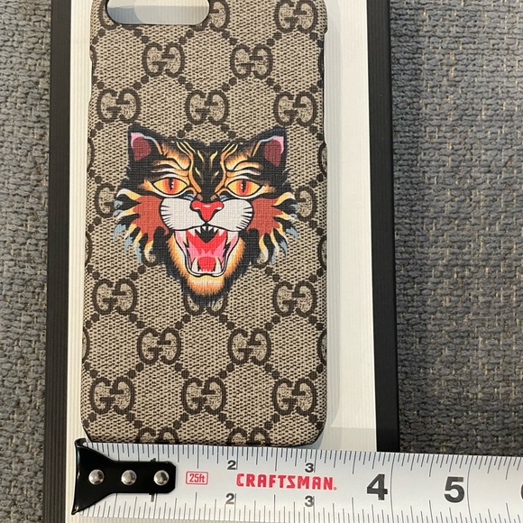 Authentic 100% NEW Multi Gucci supreme GG Tiger Patch iPhone 8 case.24 - Picture 3 of 12